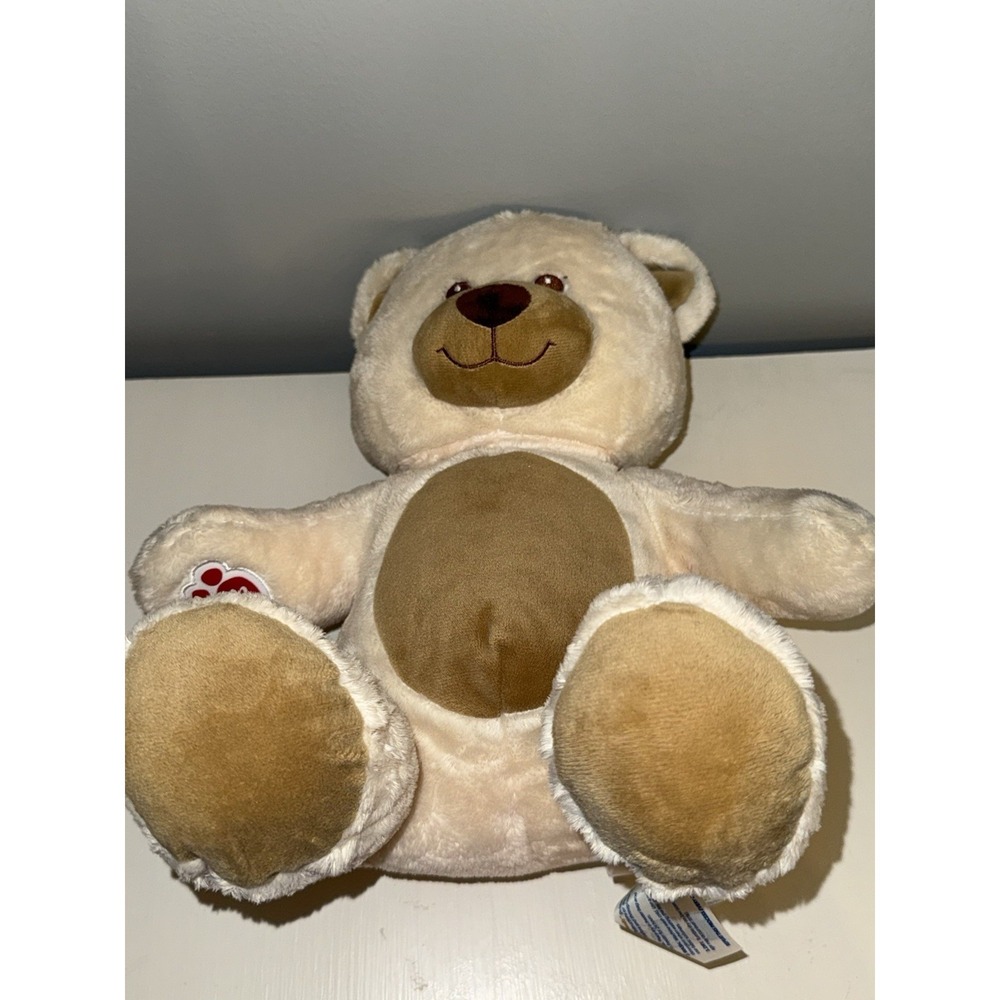 Build A Bear Cream/Tan‎ 12" Plush Stuffed Excellent Condition 05/15 Soft Gift